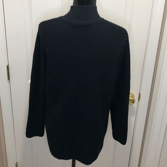 Chico’s Platinum zip leather front sweater size XL - Picture 10 of 10